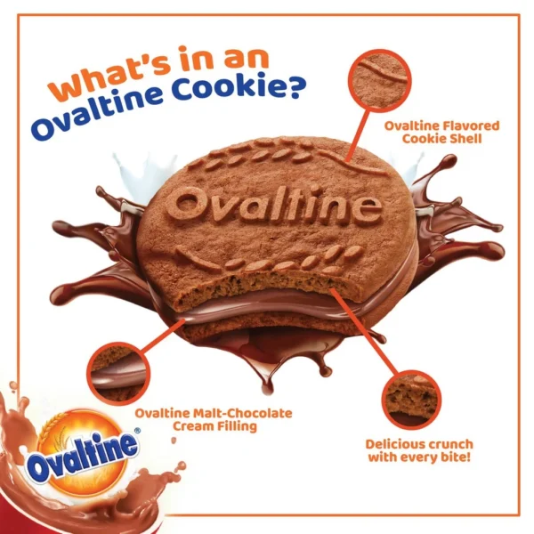 Ovaltine Chocolate Malt Cookies 30g x 12 Packs