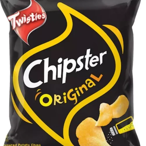 1Pkt TWISTIES CHIPSTER Potato Chips 60G Halal - Hot & Spicy / Sour Cream / Original / Flamming BBQ