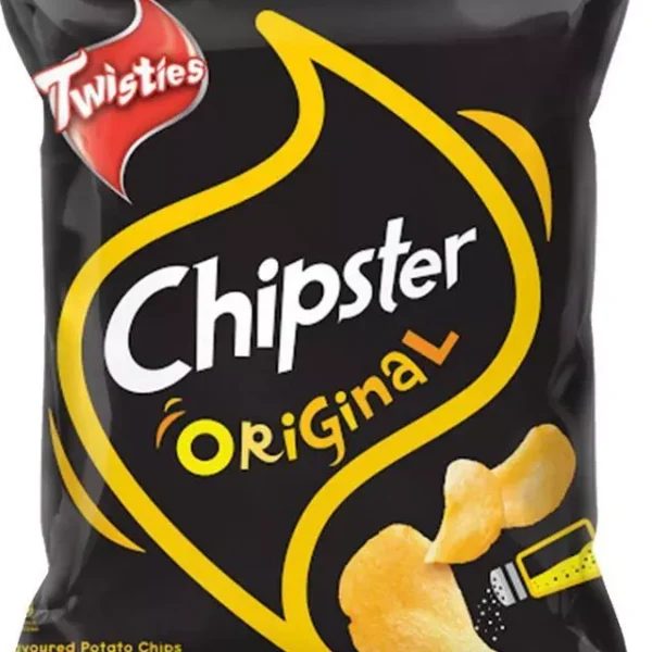 1Pkt TWISTIES CHIPSTER Potato Chips 60G Halal - Hot & Spicy / Sour Cream / Original / Flamming BBQ