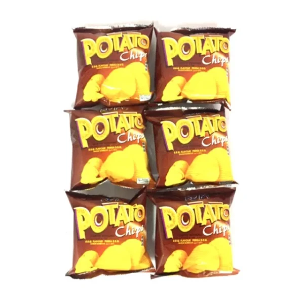 Oriental 16gm x 6pkt Rota Potato Chips BBQ Flavour