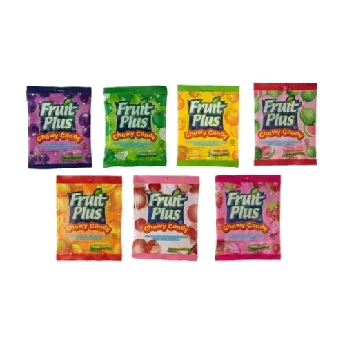 my-11134207-7r990-lsgmgvswcnp388.webp Fruit Plus Chewy Candy 120G - Apple / Black Currant / Strawberry / Guava / Lychee / Orange / Mango / Musang King / Milk Plus / Cool Blue / Mint Plus