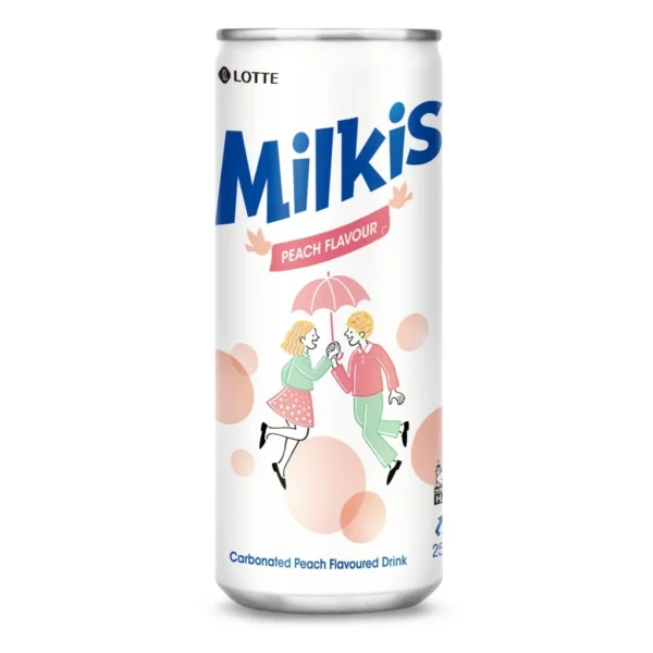 Lotte Milkis & Chilsung (250ml x 30 cans) - Original / Strawberry / Melon / Peach / Lotte Chilsung