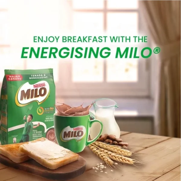 Nestle Milo Activ-Go 1.8kg Rich Chocolate Malt Beverage With Vitamins