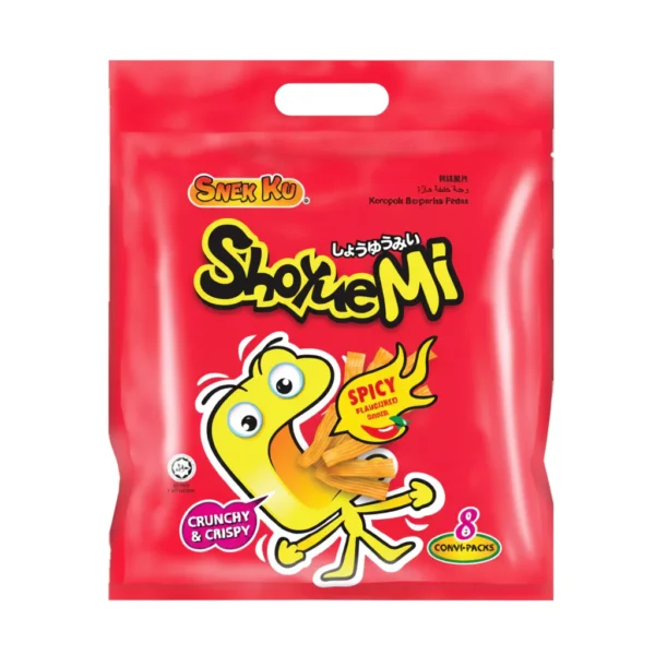 Snek Ku Shoyuemi Party Pack 14g x 8 Pcs - Spicy / Black Pepper / Original / Seaweed